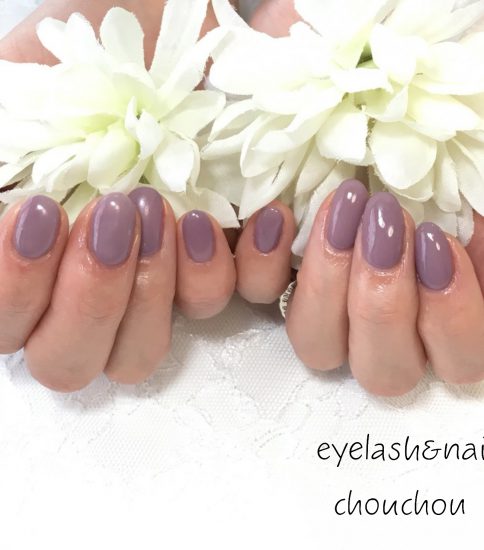 １色塗りネイル💕