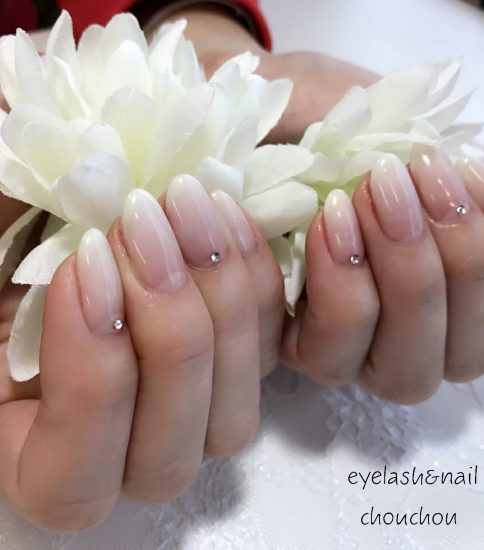 お客さまシンプルネイル💕