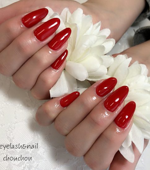 一色塗りネイル💕