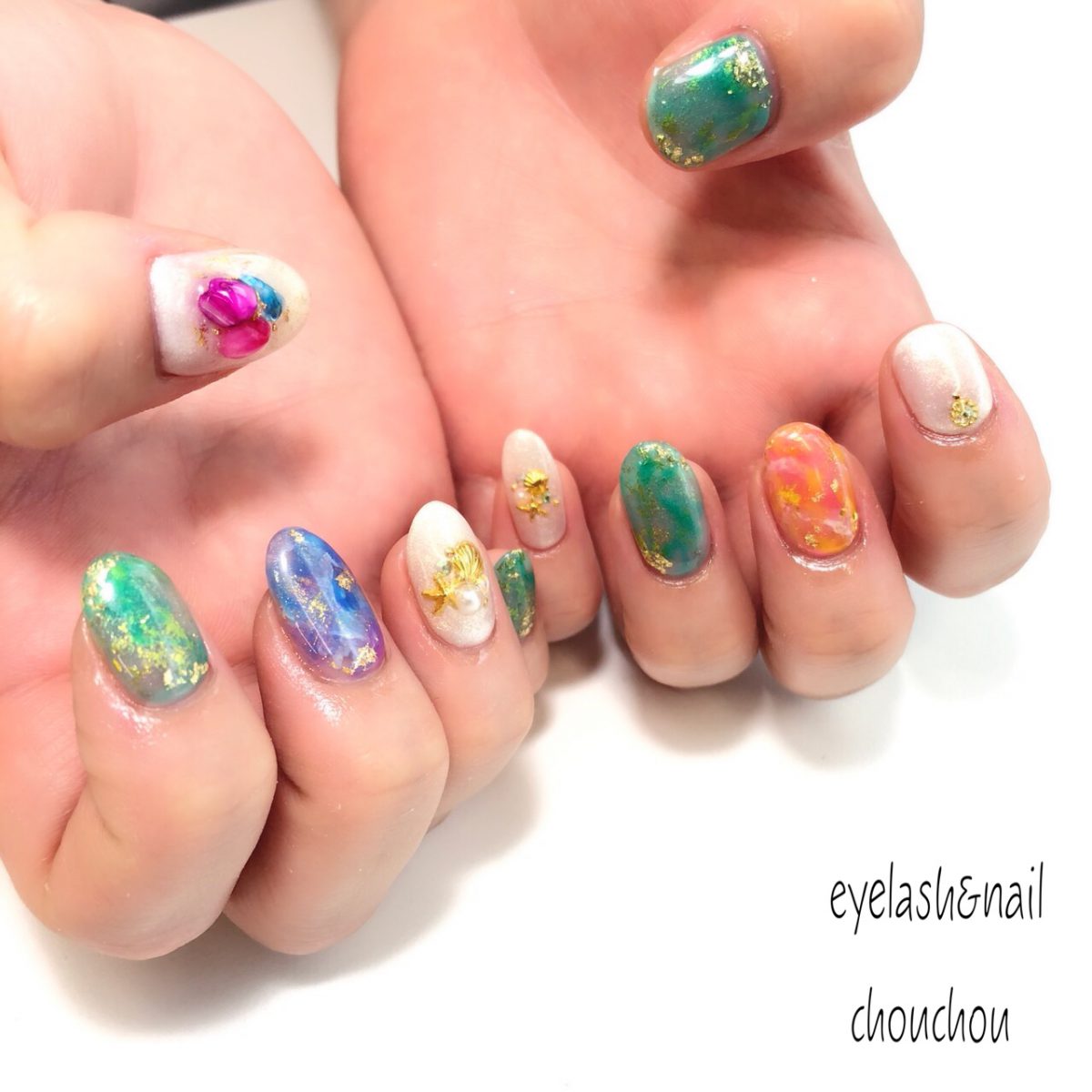 お客様ハンドネイル💅