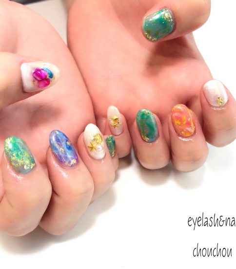 お客様ハンドネイル💅
