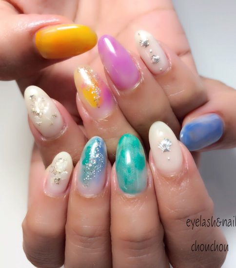 お客様ハンドネイル💅