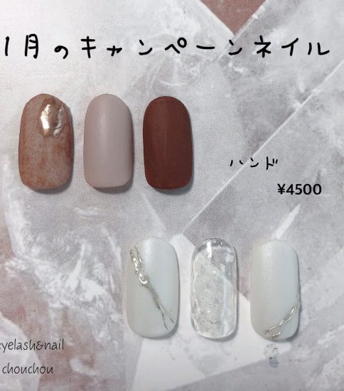 1月のキャンペーンネイル💅