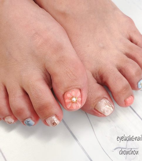 お客様フットネイル💅