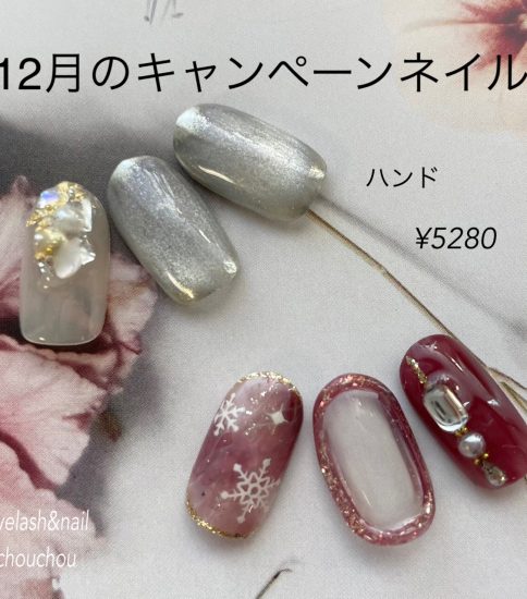 12月のキャンペーンネイル💅